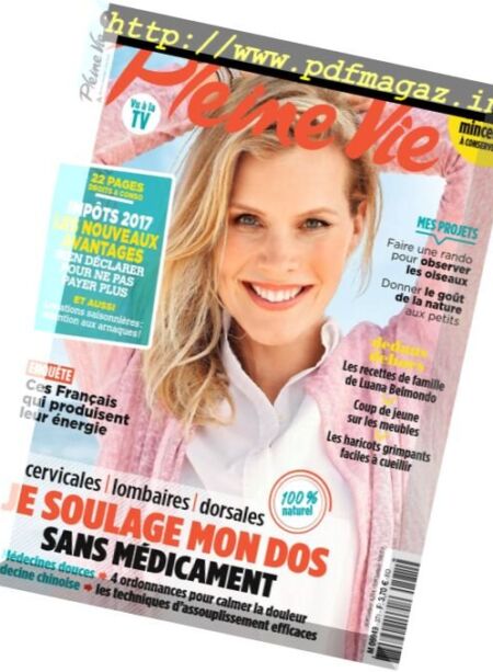 Pleine Vie – Mai 2017 Cover
