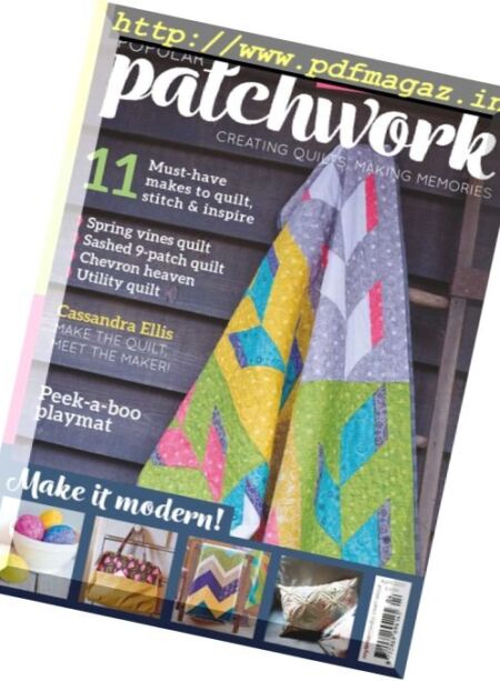 Popular Patchwork – April 2017 Cover