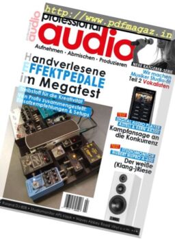Professional Audio – April 2017