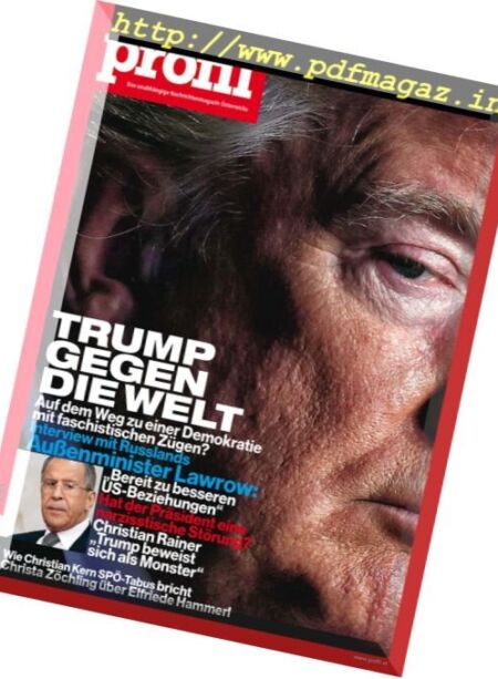 Profil – 6 Februar 2017 Cover