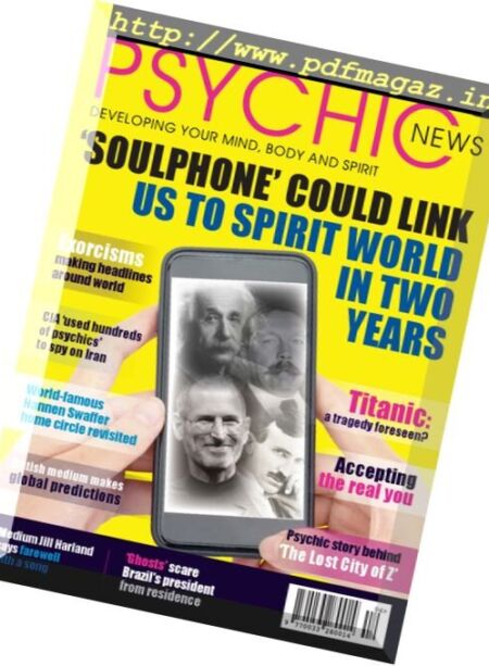 Psychic News – April 2017 Cover