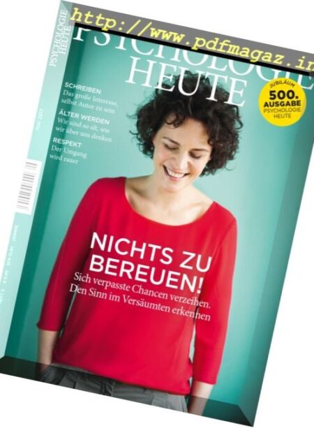 Psychologie Heute – Mai 2017 Cover