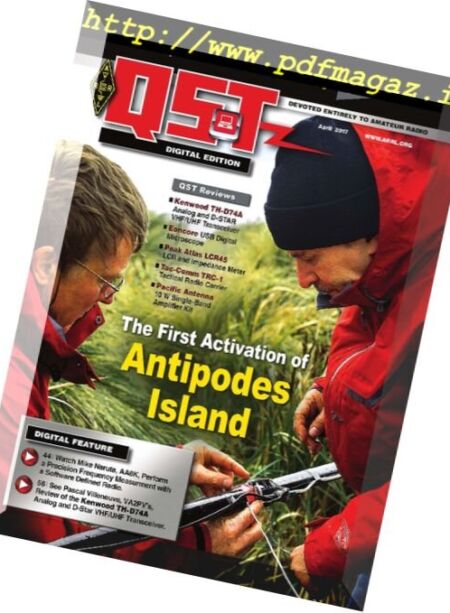 QST Magazine – April 2017 Cover