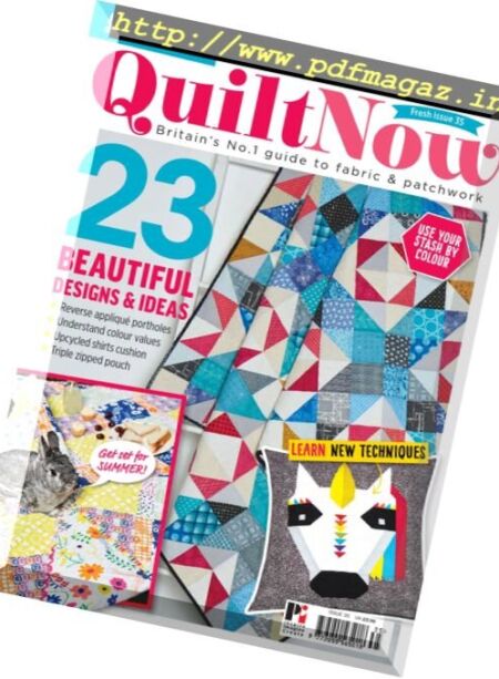 Quilt Now – Issue 35, 2017 Cover