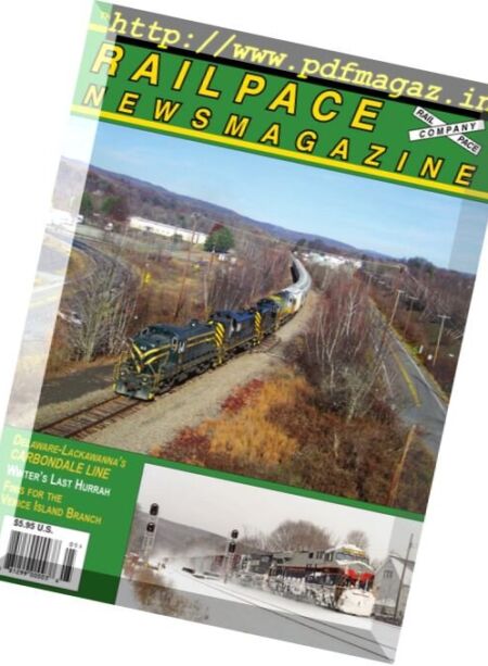 Railpace Newsmagazine – May 2017 Cover