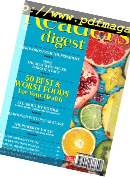 Reader’s Digest India – May 2017 Cover