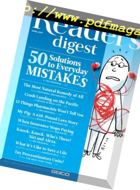 Reader’s Digest USA – April 2017 Cover