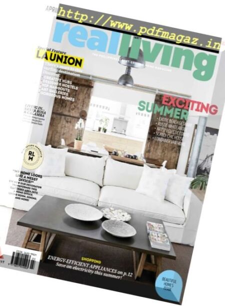 Real Living Philippines – April 2017 Cover