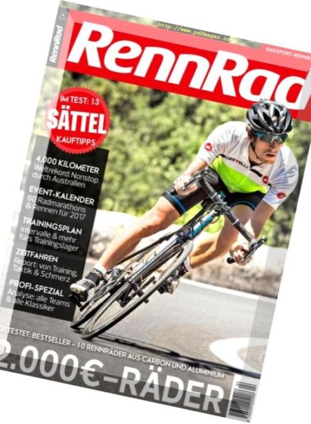 RennRad – April 2017 Cover