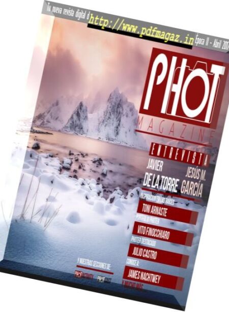 Revista Phot – Marzo-Abril 2017 Cover