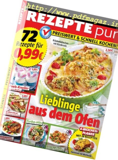 Rezepte Pur – April 2017 Cover