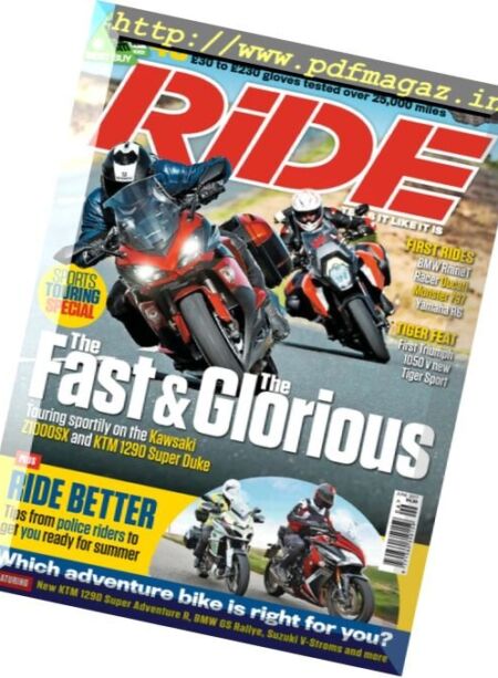 RiDe Magazine – June 2017 Cover