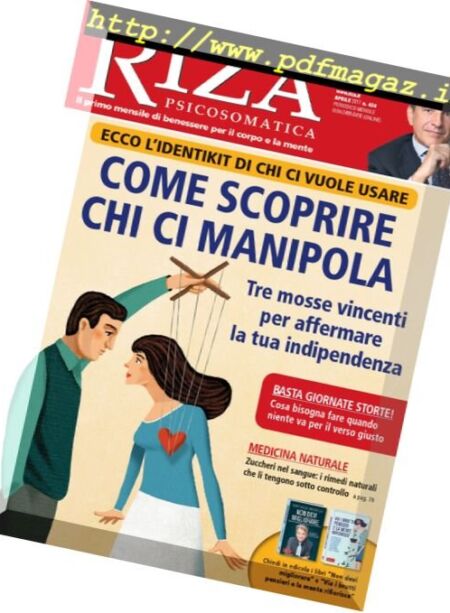 Riza Psicosomatica – Aprile 2017 Cover