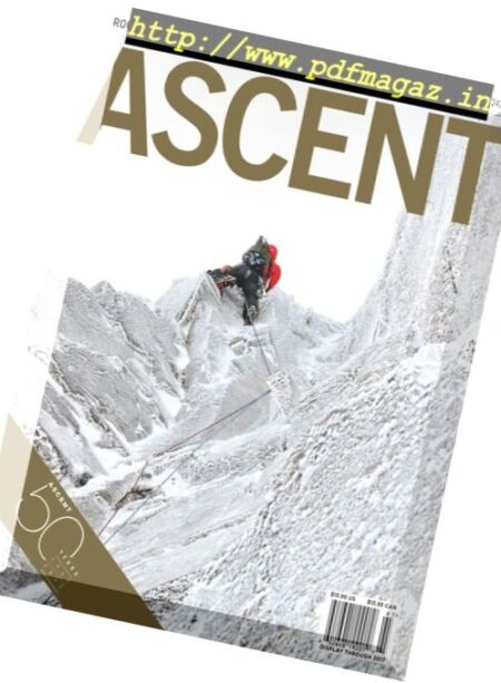 Rock and Ice – Ascent 2017 Cover