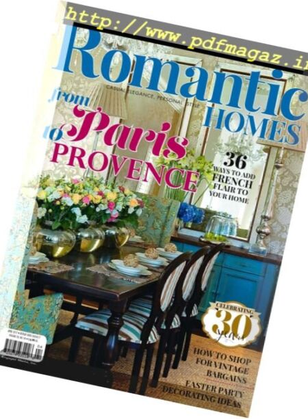 Romantic Homes – April 2017 Cover