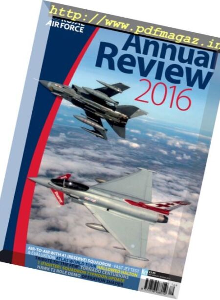 Royal Air Force – The Official Annual Review 2016 Cover