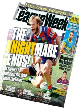 Rugby League Week – 16 March 2017