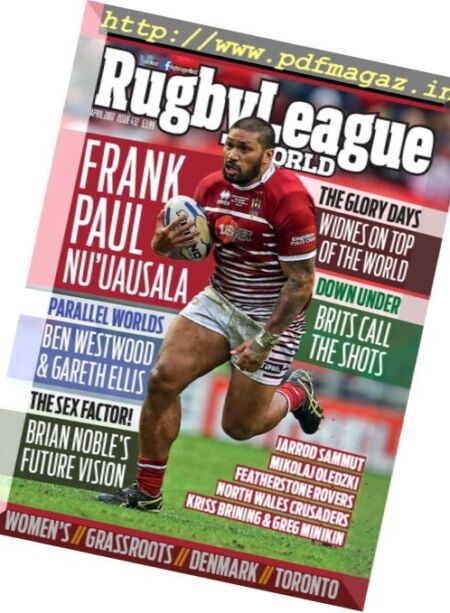 Rugby League World – April 2017 Cover