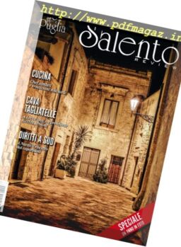 Salento Review – Vol. 4 N 4 2016