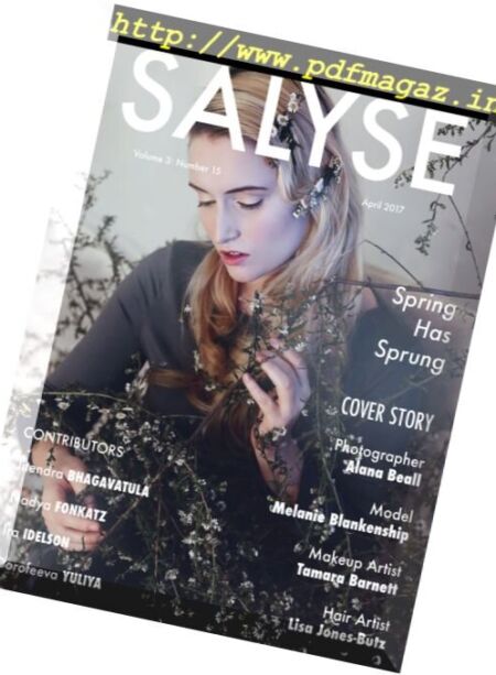 Salyse – Vol. 3 N 15, April 2017 Cover