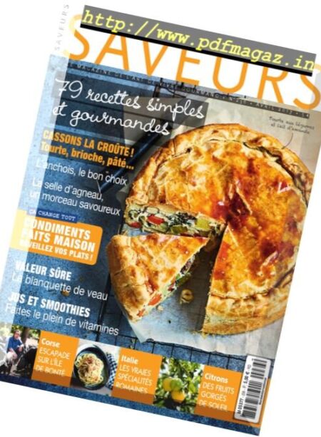 Saveurs – Avril 2017 Cover