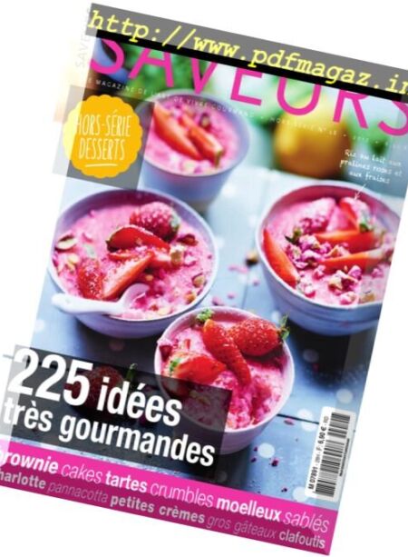 Saveurs – Hors-Serie Nr.28 – Desserts 2017 Cover