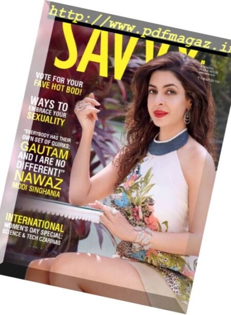 Savvy – March 2017 Cover