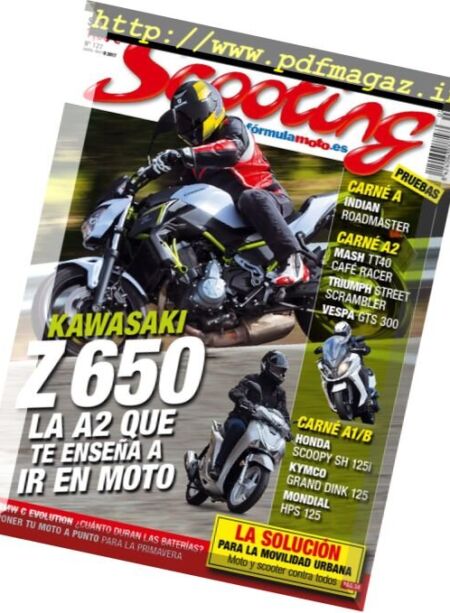 Scooting – Abril-Mayo 2017 Cover