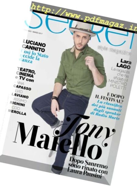Secret Style Magazine – Febbraio-Marzo 2017 Cover