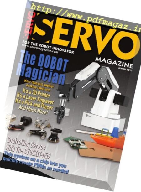 Servo Magazine – March 2017 Cover