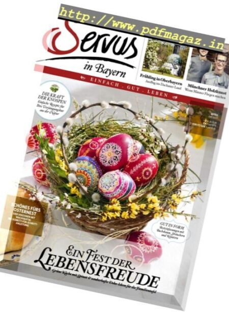 Servus – April 2017 Cover