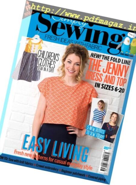 Simply Sewing – Issue 28, 2017 Cover