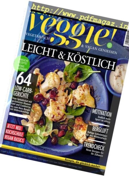Slowly Veggie – Nr.1, 2017 Cover