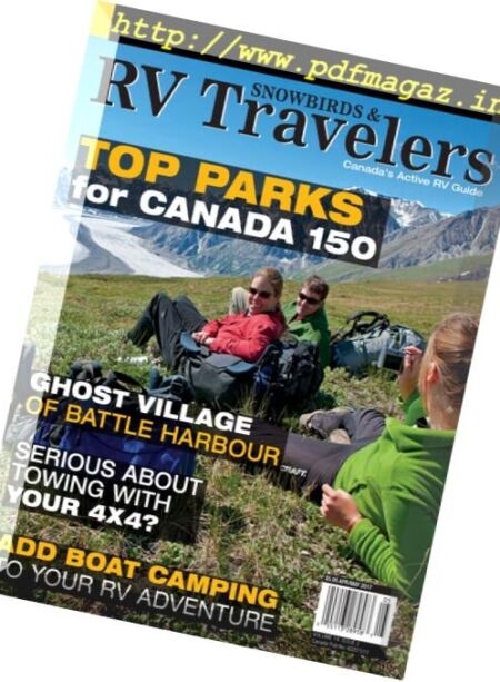 Snowbirds & RV Travelers – April-May 2017 Cover