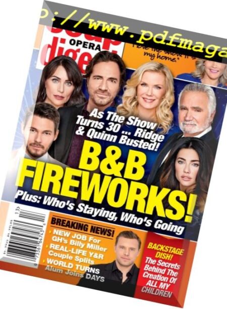 Soap Opera Digest – 27 March 2017 Cover