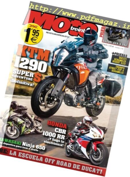Solo Moto Treinta – Marzo 2017 Cover