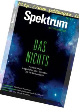 Spektrum der Wissenschaft – April 2017