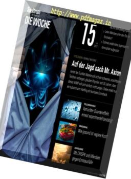Spektrum Die Woche – 13. April 2017