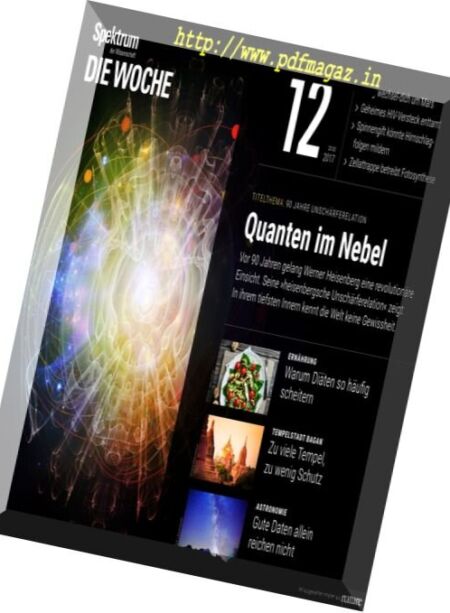 Spektrum Die Woche – 23 Marz 2017 Cover