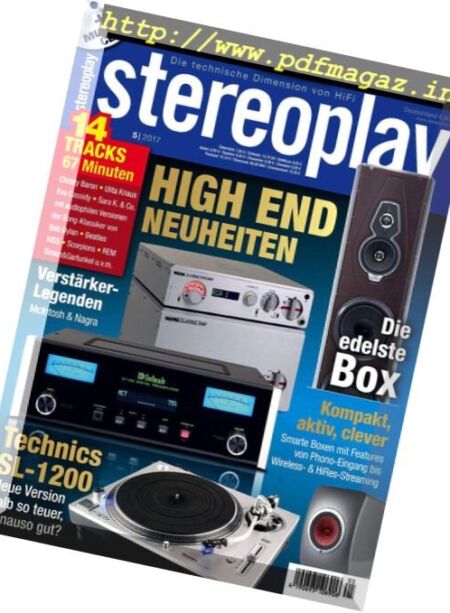 Stereoplay – Mai 2017 Cover