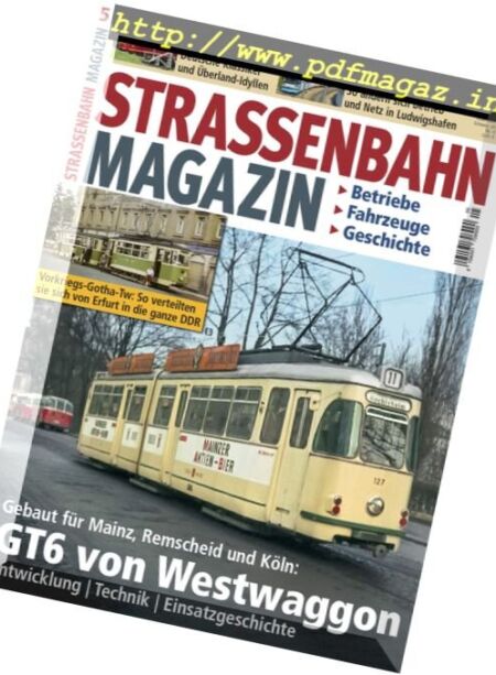 Strassenbahn Magazin – Mai 2017 Cover