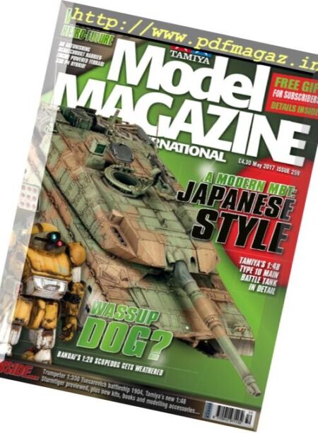 Tamiya Model Magazine – May 2017 Cover