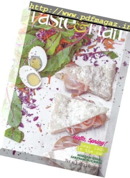 Taste & Flair – April 2017 Cover