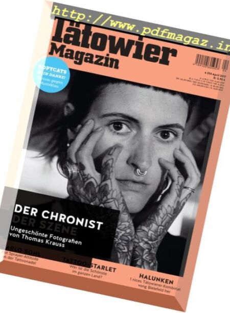 Tatowier Magazin – April 2017 Cover