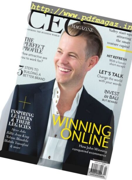 The CEO Magazine – April 2017 Cover