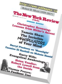 The New York Review of Books – 20 April 2017