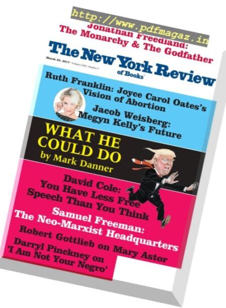 The New York Review of Books – 23 March 2017 Cover