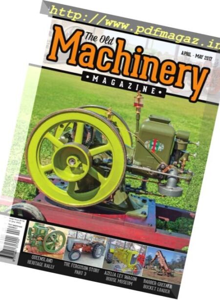 The Old Machinery – April-May 2017 Cover