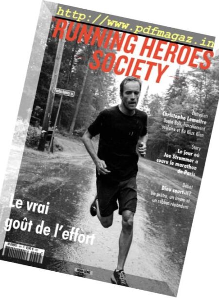 The Running Heroes Society – Hors Serie – Printemps-Ete 2017 Cover