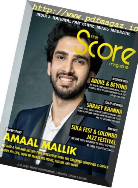 The Score Magazine – April 2017 Cover